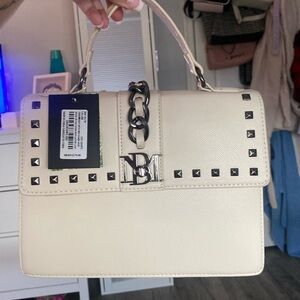 white purse